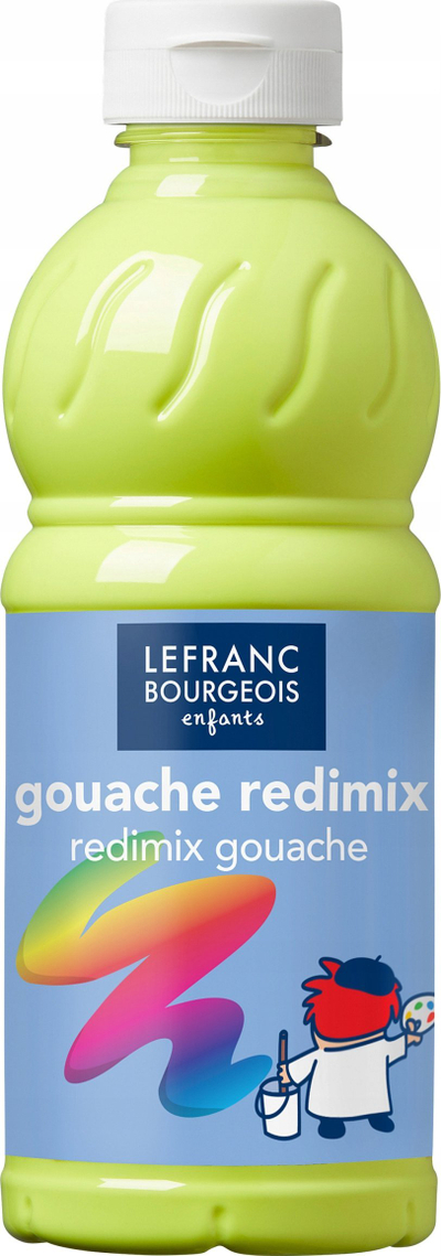 Bojë gouache Lefranc Bourgeois Enfants Redimix, për kalamaj, Fluorescent Yellow