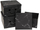 Set kuti dekorative Smile Box, 3 copë, e zezë