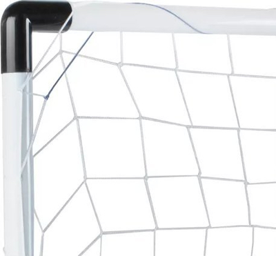 Set portë futbolli me top dhe pompë Football Goal Ball Pump 23459, plastike, për kalamaj, shumëngjyrëshe