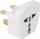 Adaptues prizë Lider Plug UK Universal ZLA0565F, udhëtim, i bardhë