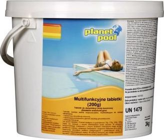 Tableta klori për pishinë Planet Pool Chemochlor Multitabl 3 kg, 200 copë