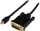 Kabllo StarTech MDP2DVIMM3BS, DisplayPort Mini në DVI-D, 0.9m, e zezë
