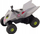 Set lodrash makinë moderne me quad për çmontim DIY, gri