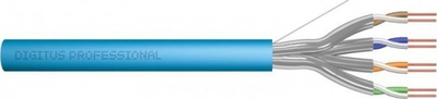 Kabllo rrjeti Digitus Cat. 6A, U/FTP, 305m, LSZH, blu