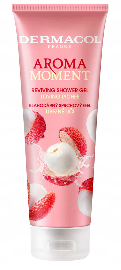 Xhel dushi Dermacol Lovely Lychee Aroma Moment, 250 ml