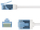Kabllo rrjeti Goobay Ultra-flexible, CAT 6A, 5 m, e bardhë