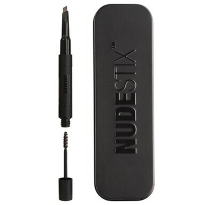 Laps dhe xhel për vetulla Nudestix Stylus, Brown / Black