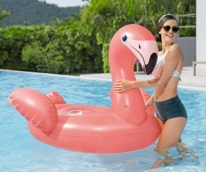 Lodër fryrëse Bestway Flamingo, 148 x 127 x 99 cm, për 1 njeri, rozë