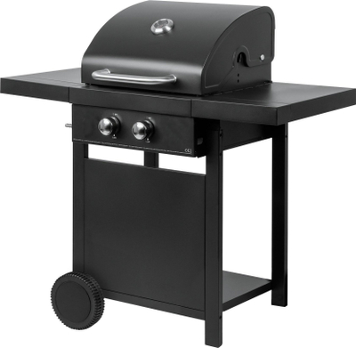 Grill me gaz për kopsht MG669 Garden, 6 kW, sipërfaqe pjekjeje 40 x 22 cm, i zi