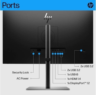 Monitor HP E27 G5, 27", Full HD, i zi