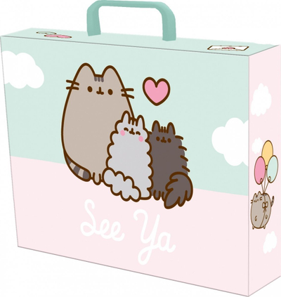 Folder dokumentesh St. Majewski Pusheen, A4, me dorezë, shumëngjyrësh