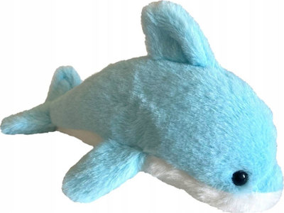 Lodër pelushi Beppe Little Dolphin, delfin 25 cm, seri ZOO, blu