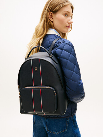 Çantë shpine Tommy Hilfiger Th Daily Backpack Corp AW0AW18851, Dark Blue