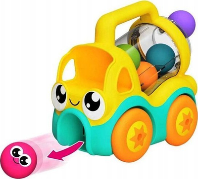 Lodër autobetoniere Tomy Toomies Wesoła Betoniarka E73669, me toptha, shumëngjyrëshe