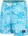 Shorce noti për çuna Speedo me print, 15", me print tropikal, blu me të bardhë