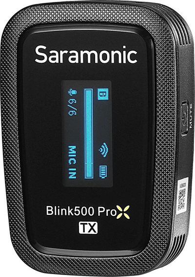 Sistem mikrofoni pa tel Saramonic Blink500 ProX B4, 2 kanale, me Lightning për iPhone, i zi