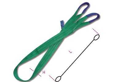 Shirit ngritës tekstil Beta Tools 081530040, 2000kg, 4m, jeshil