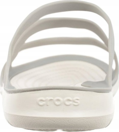 Sandale plazhi Crocs Swiftwater për goca, nr 41 42, material sintetik, të bardha-bezhë