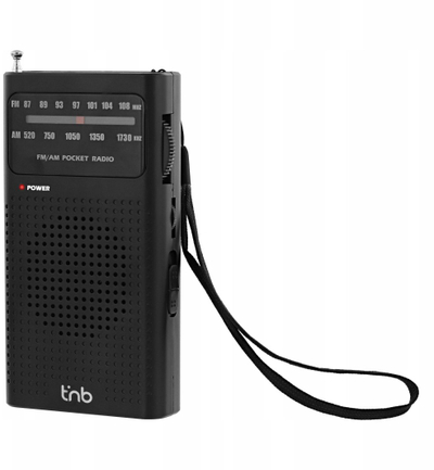 Radio xhepi TnB FMPKET1, FM AM, portative, e zezë