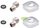 Set montimi Cersanit MAYO S951-105, për mikser vaska dhe muri, metalik, krom