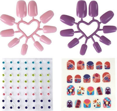 Set lodrash kozmetike Leantoys DIY Beauty, me valixhe, për goca, rozë