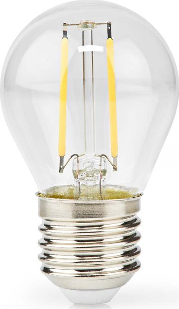 Llambë LED Nedis Retro G45, E27, 2W 250lm, 2700K, transparente