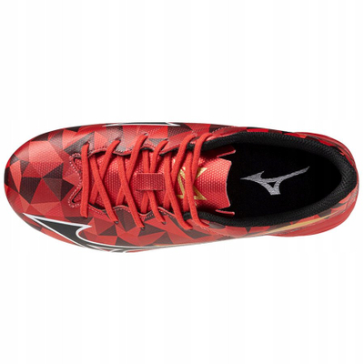 Këpuca futbolli Mizuno Alfa II Select Jr FG, për fëmijë, e bardhë