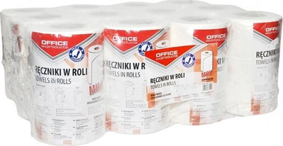 Peceta letre në rrotull Roll Towels, 2 shtresa, 50 m, të bardha