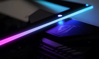Kornizë ARGB për pllakë amë Lamptron Mainboard, ndriçim adresues, e zezë