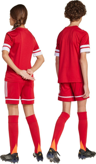 Shorce sportive për kalamaj adidas Squadra 25 Jr JN5456, Aeroready, poliester i riciklu, blu