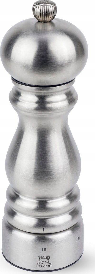 Mulli piper Peugeot Paris u'Select, çelik inox, 7"
