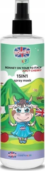 Balsam spray për flokë fëmijësh Ronney Kids Juicy Cherry, 15 në 1, 285ml