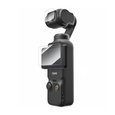 Xham mbrojtës Telesin Tempered Glass, për DJI Osmo Pocket 3, për ekran dhe lente, transparent