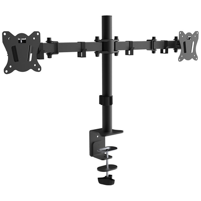 Mbajtëse për dy monitorë Montis Everest MT015, 13-27", VESA 75/100, e zezë