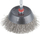 Furçë rrethore Wolfcraft End Brush 75mm, tel inoksi, bisht gjashtëkëndor