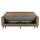 Set divan-shtrat (2 + 3 ulëse), stof (HM11752), bezhë