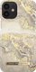 Kuti telefoni iDeal of Sweden Sparkle Greige Marble për iPhone 12 12 Pro, plastikë e fortë, mermer me ari, bezhë