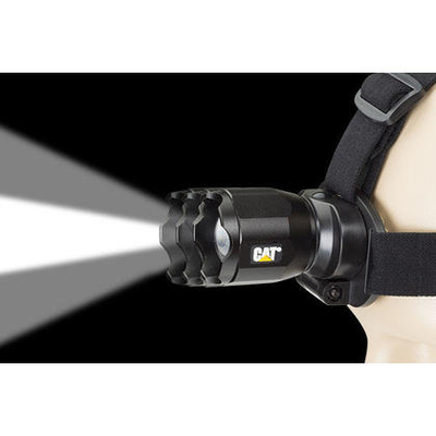 Fener koke Cat CT4200, 220 lumens, fokus që e rregullon vetë, i zi