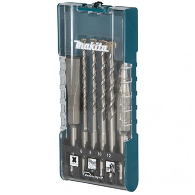 Set majash dhe daltash Makita E-15746, SDS-Plus, 6 copë