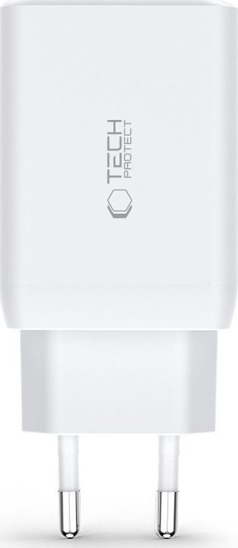 Karikues muri Tech-Protect C65W, 65W, 2x USB-C PD edhe USB-A QC 3.0, i zi