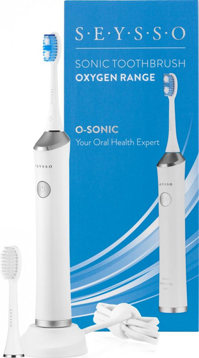 Brushë elektrike Seysso Oxygen O-Sonic SE02, e bardhë