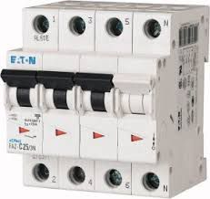 Siguresë automatike Eaton FAZ C50/3N, 3P+N, 50A, 15kA AC