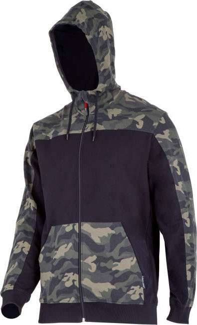 Bluzë me kapuç Lahti Pro, 3XL, camo jeshile me të zezë