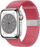 Rrip ore Apple Crong Wave Band Braided, për Apple Watch 38/40/41 mm, elastik, rozë