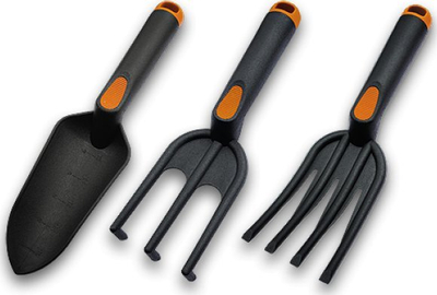 Set veglash kopshti Bradas, 3 pjesë, FIBERGLASS, me çantë