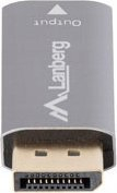 Adapter video Lanberg DisplayPort në HDMI, 4K, argjendtë
