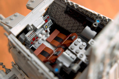 Set ndërtimi LEGO Star Wars AT-ST Walker, model koleksionues, i gri