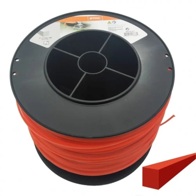 Fije prerëse Stihl square S9302617, 2.7 mm, 347 m, portokalli