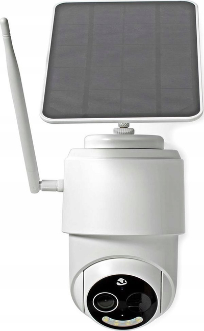 Kamerë sigurie SmartLife HD CCTV PTZ, WiFi, me panel dielli, e bardhë