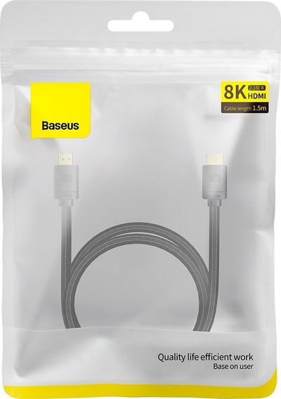 Kabllo HDMI Baseus WKGQ040101, 8K, 1.5m, i zi